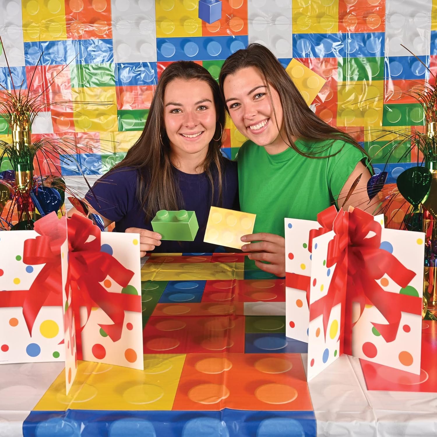 Beistle Building Blocks Table Covers 2-Pack