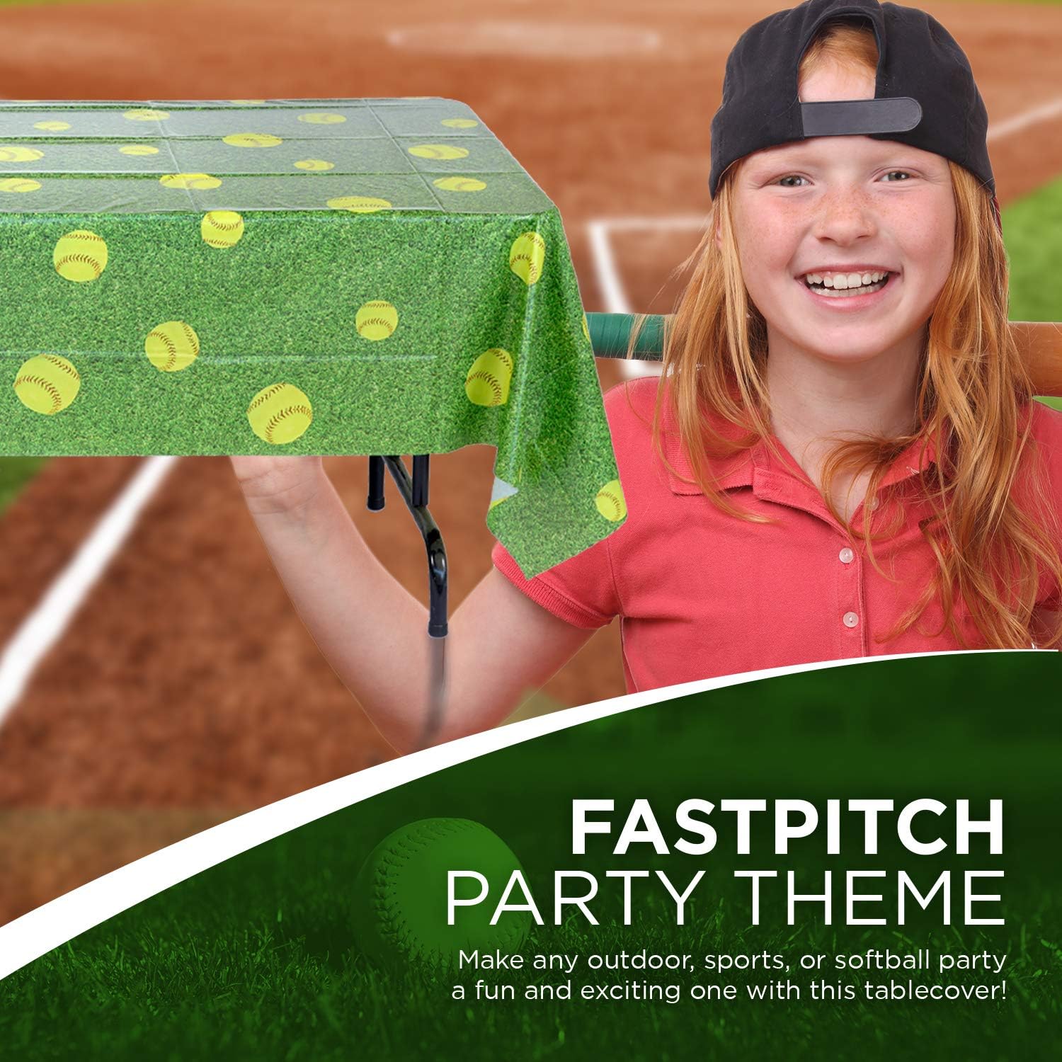 Havercamp Girls Fastpitch Softball Tablecover 45 x 9