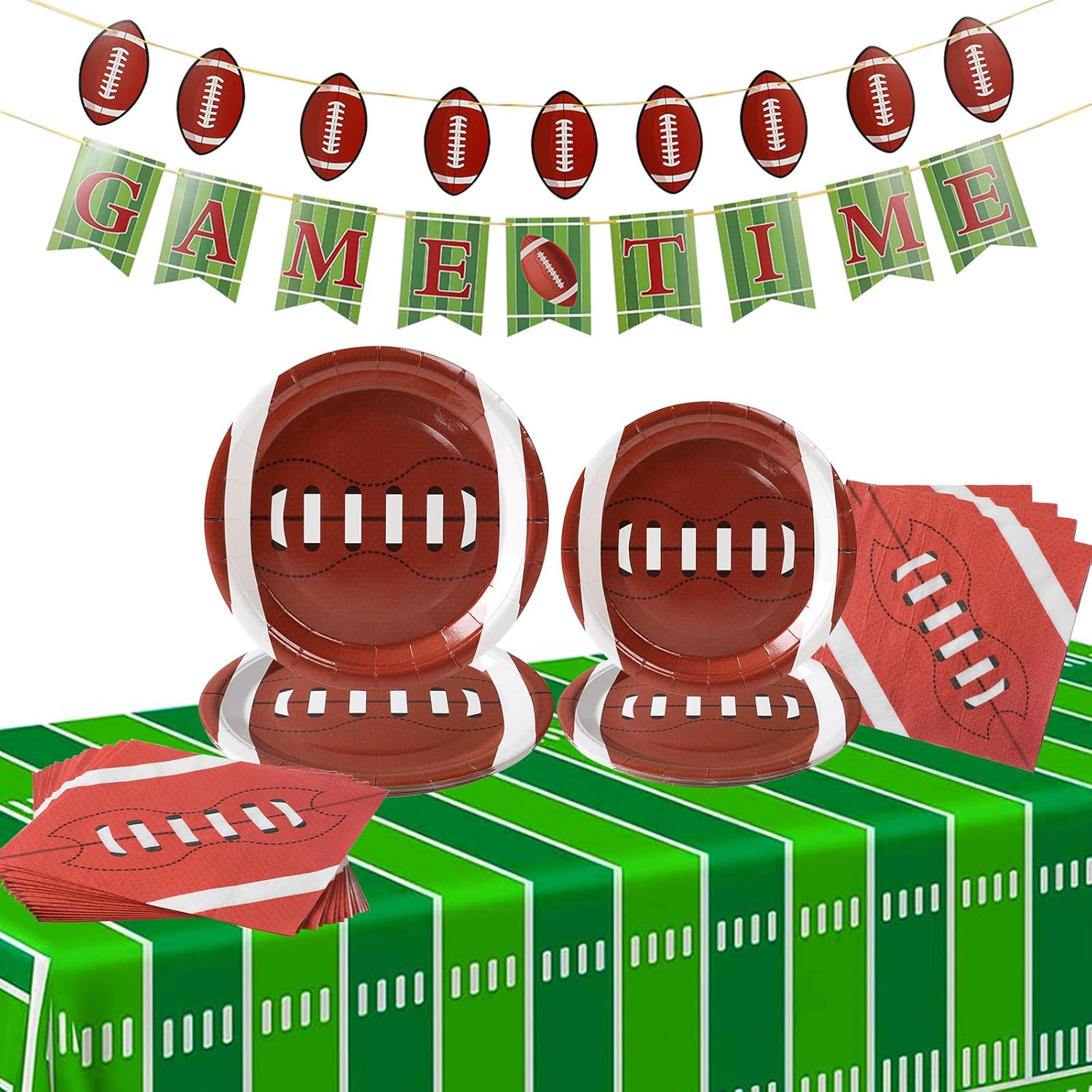 Patimate Football Party Decorations Pack