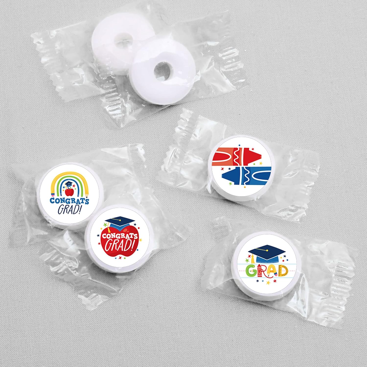 Big Dot of Happiness Graduation Candy Sticker Favors