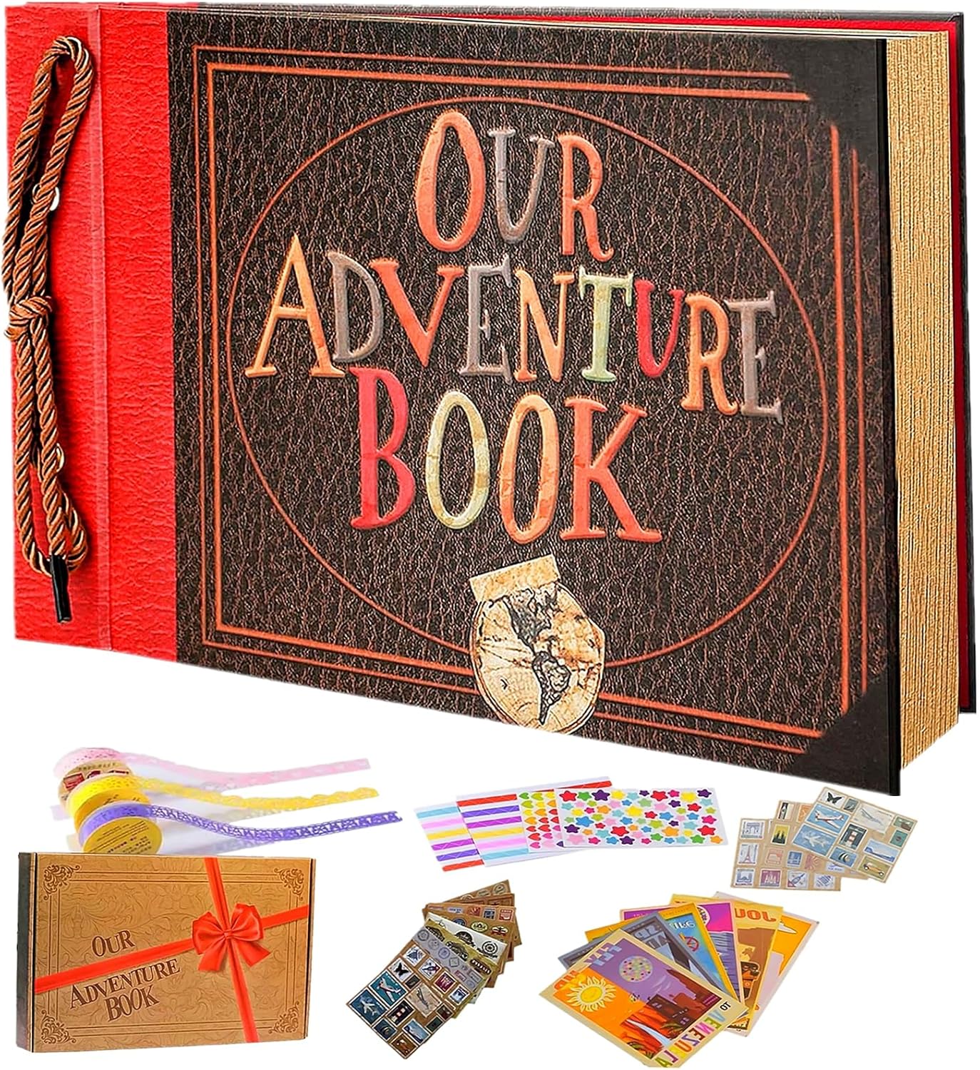 WILLQWECAT Adventure Book Scrapbook DIY Album