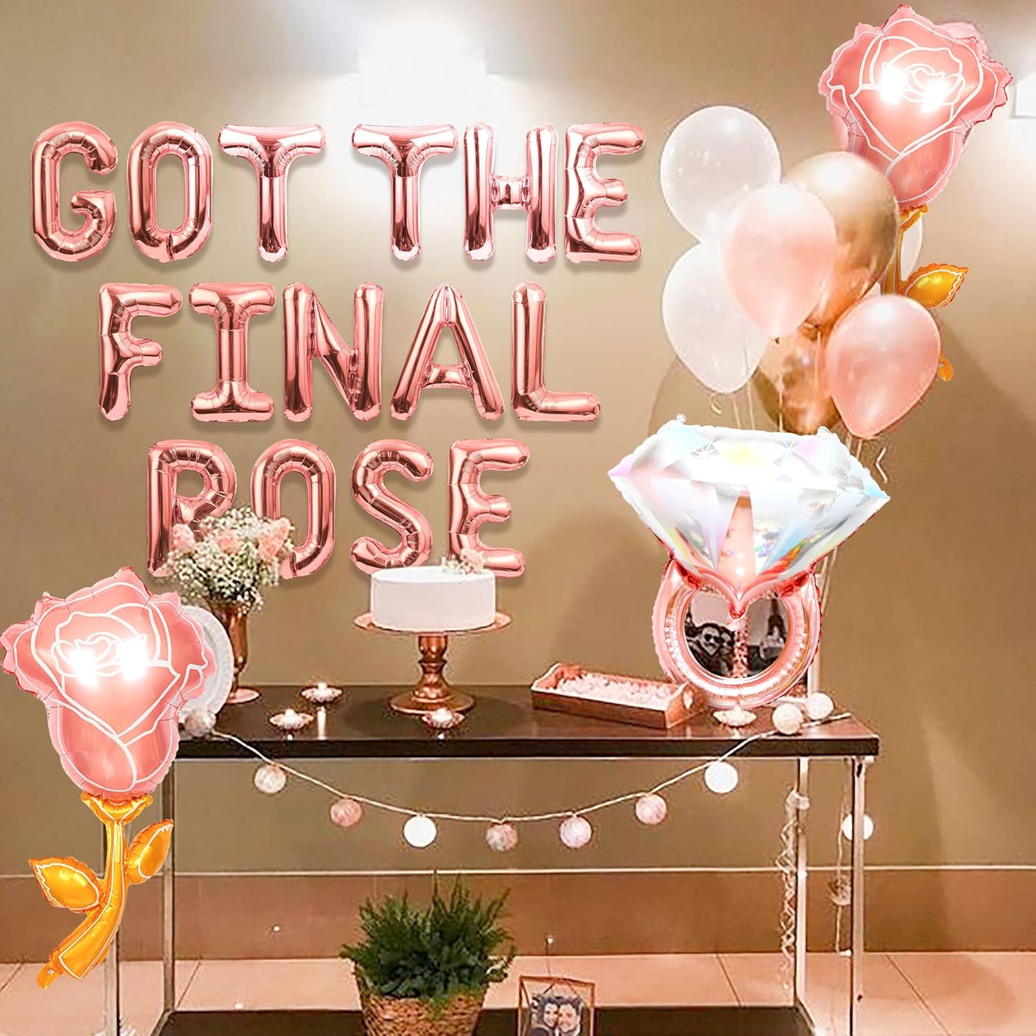 LaVenty Luxury The Bachelor Final Rose Balloons Decorations