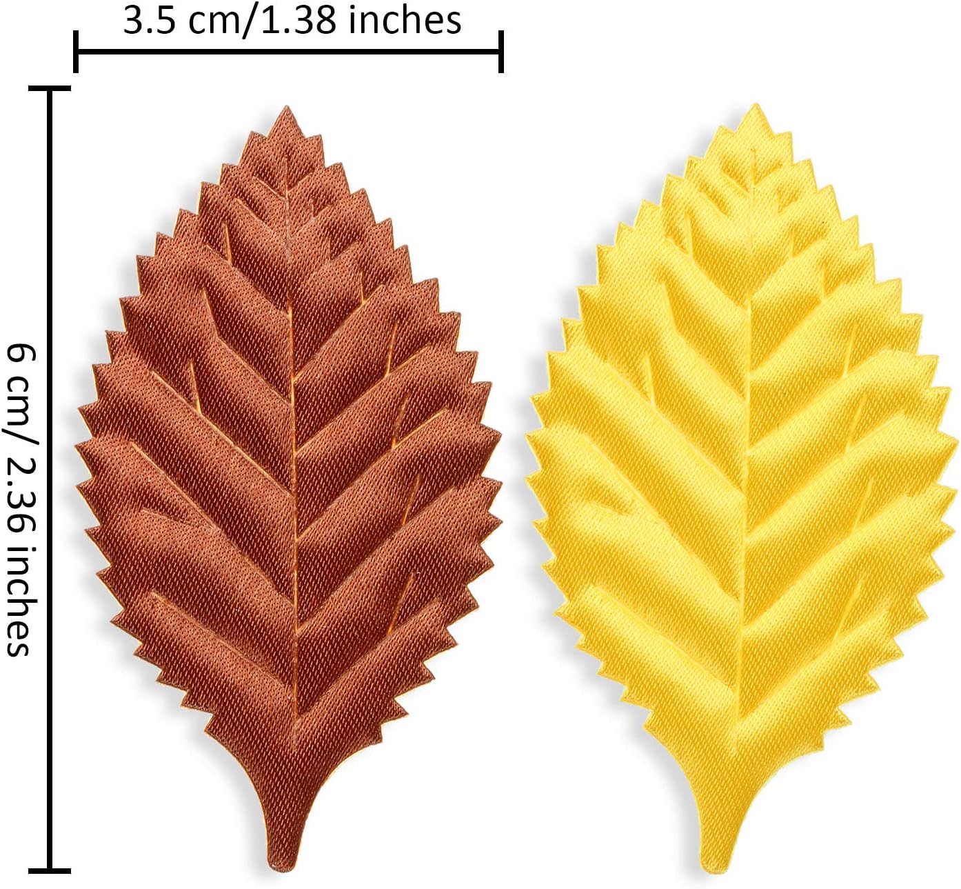 WILLBOND 150 Piece Fabric Leaves for Crafts and Decorations