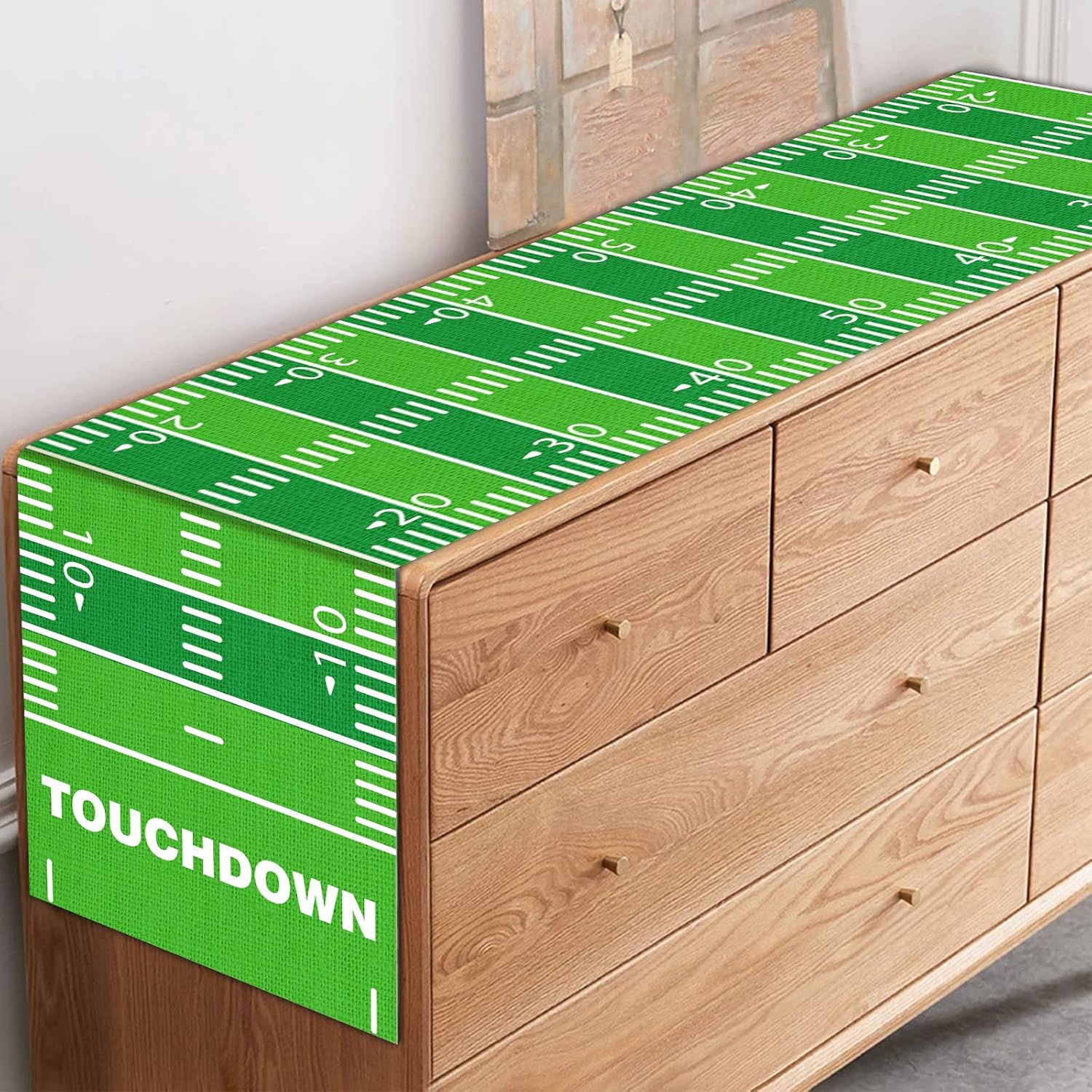 2PCS Football Table Runner Decor For Party And Dining