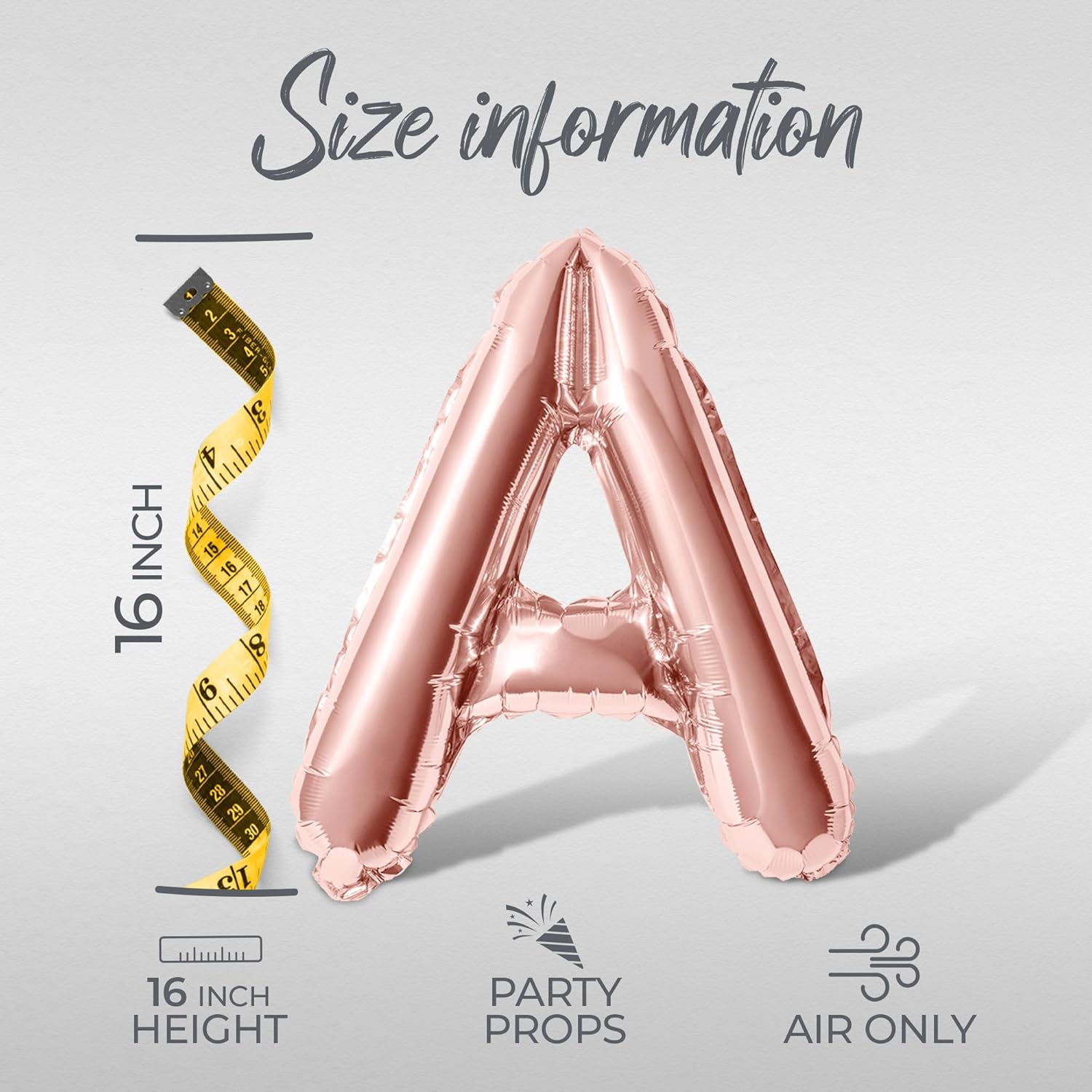 Letter Balloons Its All A Bunch Of Hocus Pocus Rose Gold