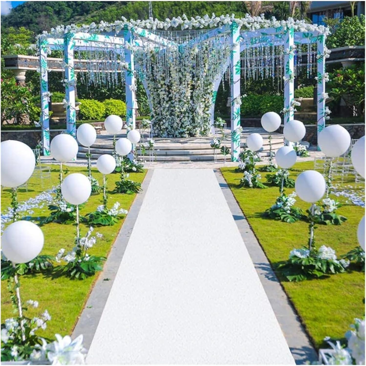 Elegant Anti-Slip Aisle Runner Carpet for Events