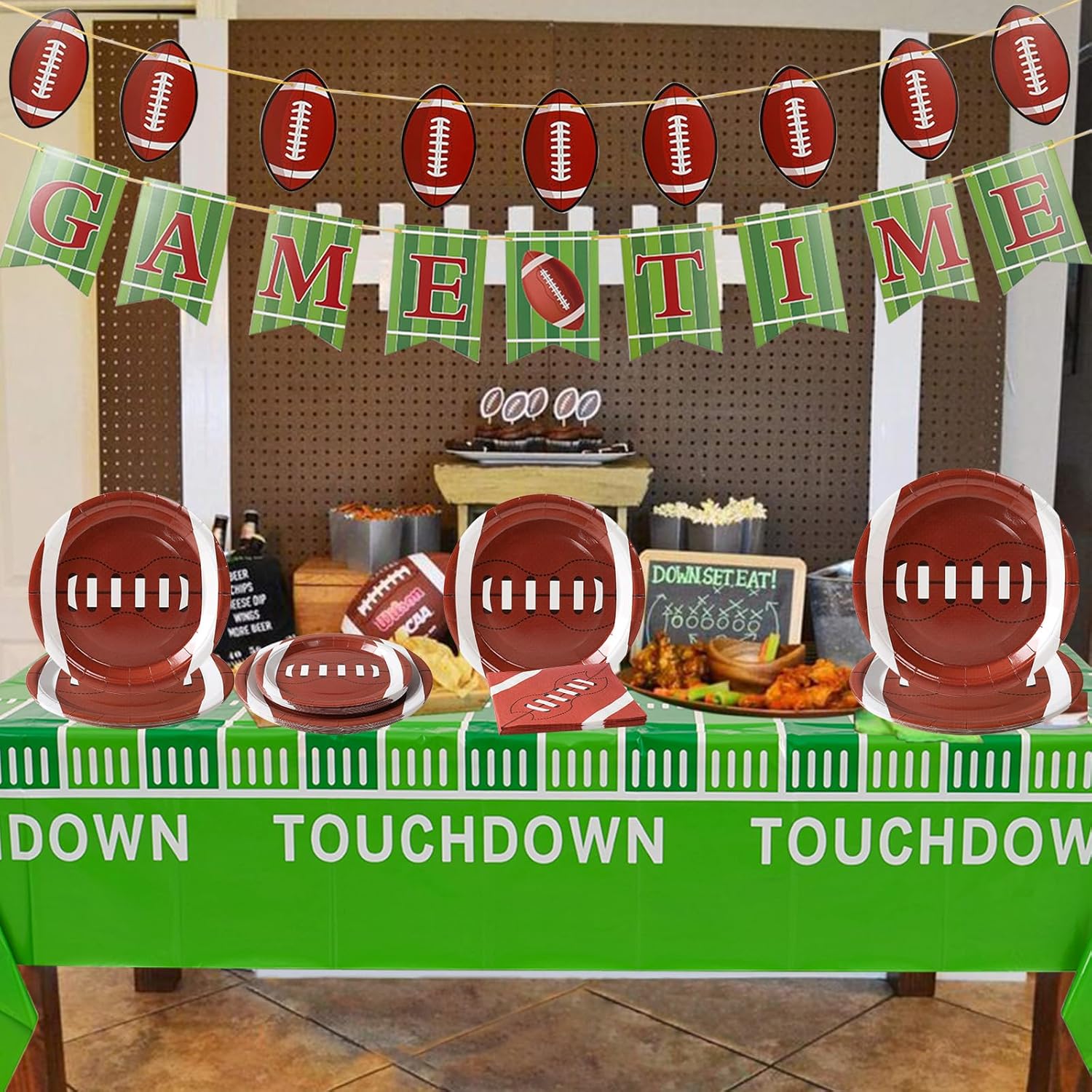 Patimate Football Party Decorations Pack