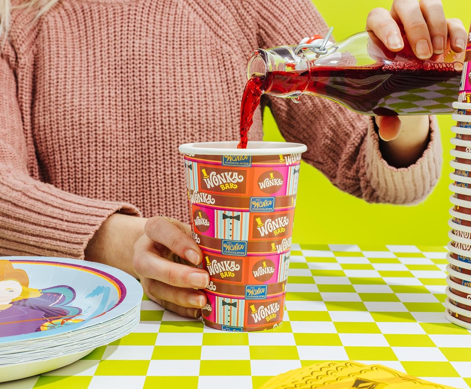 Willy Wonka Themed Party Pack Set 60 Piece