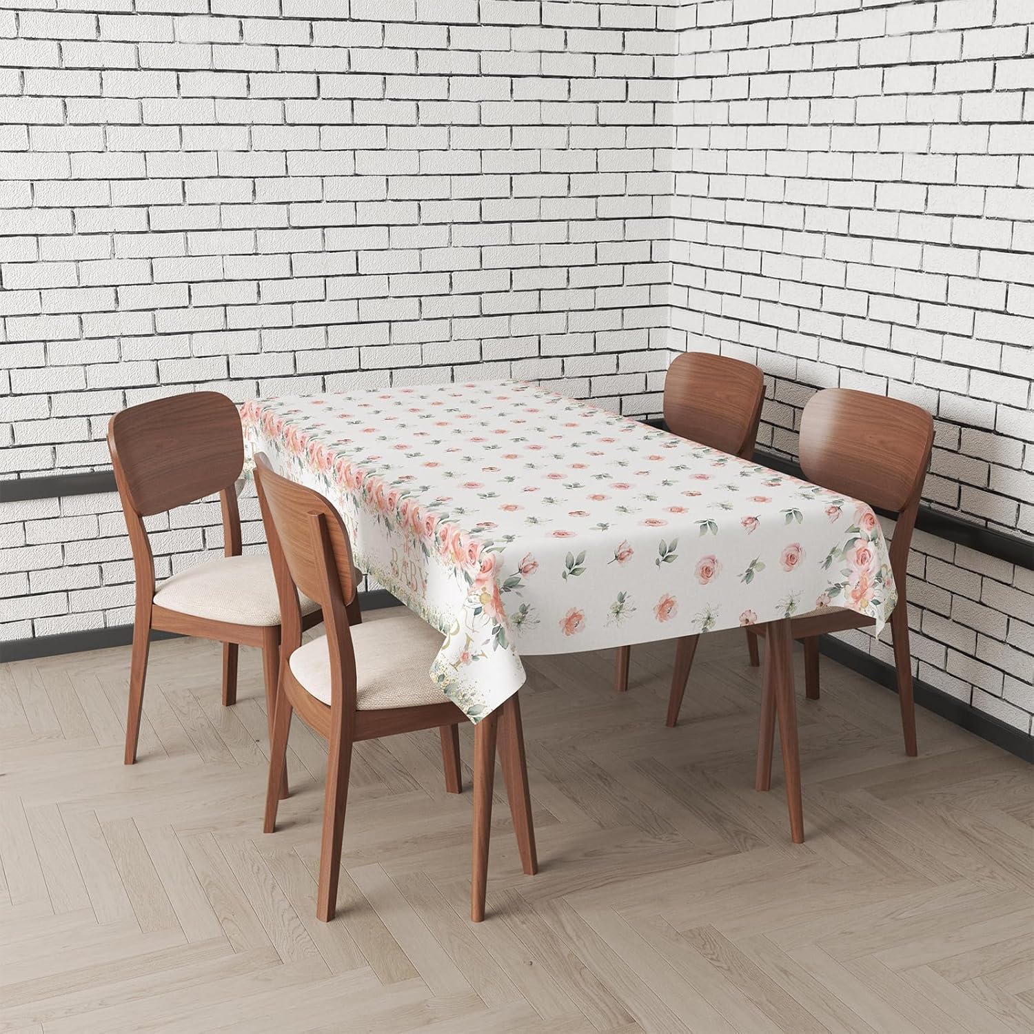 Mocsicka 3 Piece Baby Shower Tablecloths Set