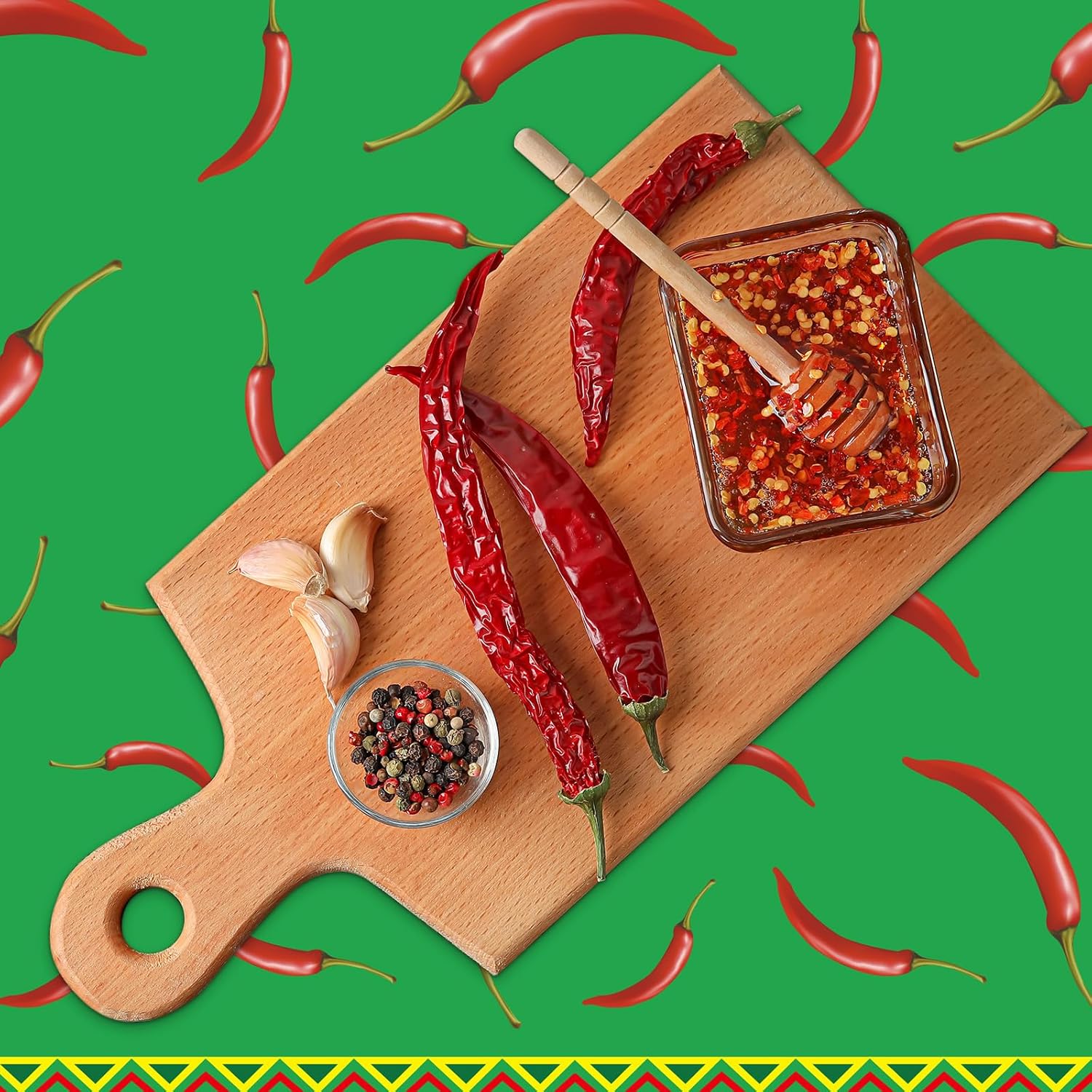 2 Pcs Chili Pepper Tablecovers Cinco De Mayo Decorations