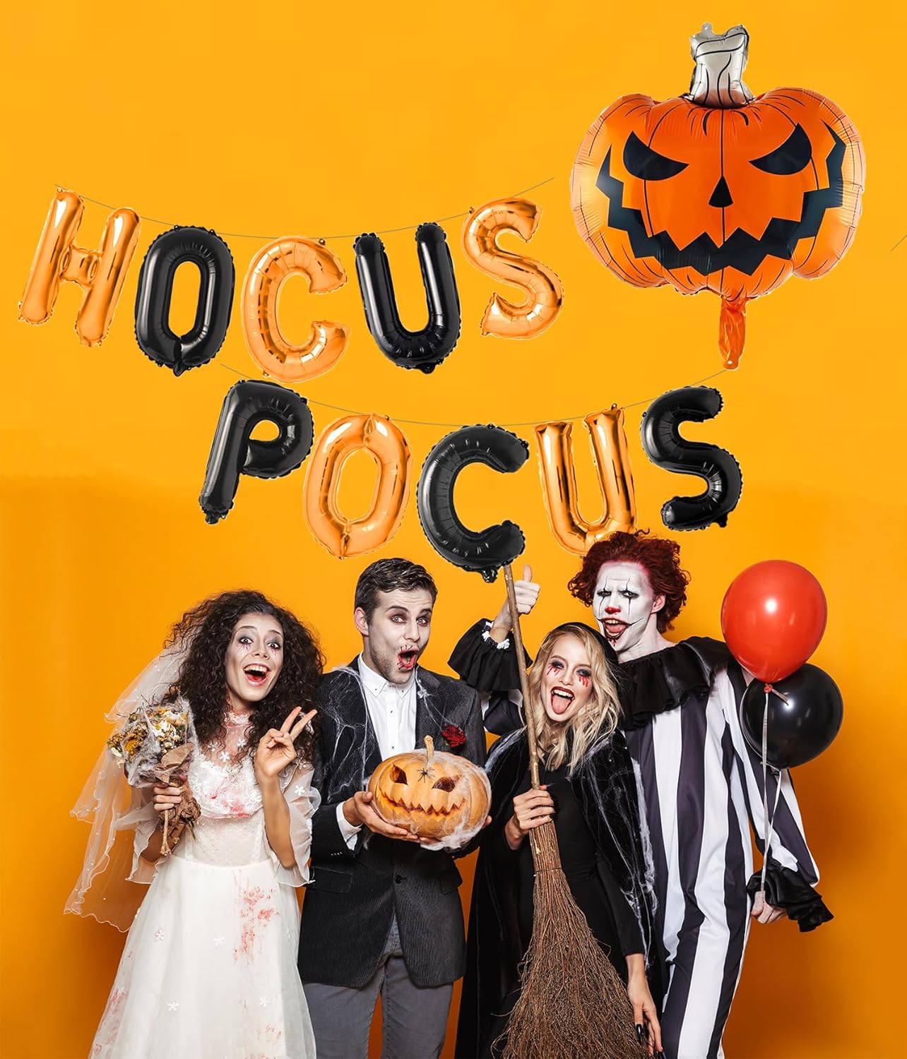 HOCUS POCUS Halloween Foil Balloon Decor