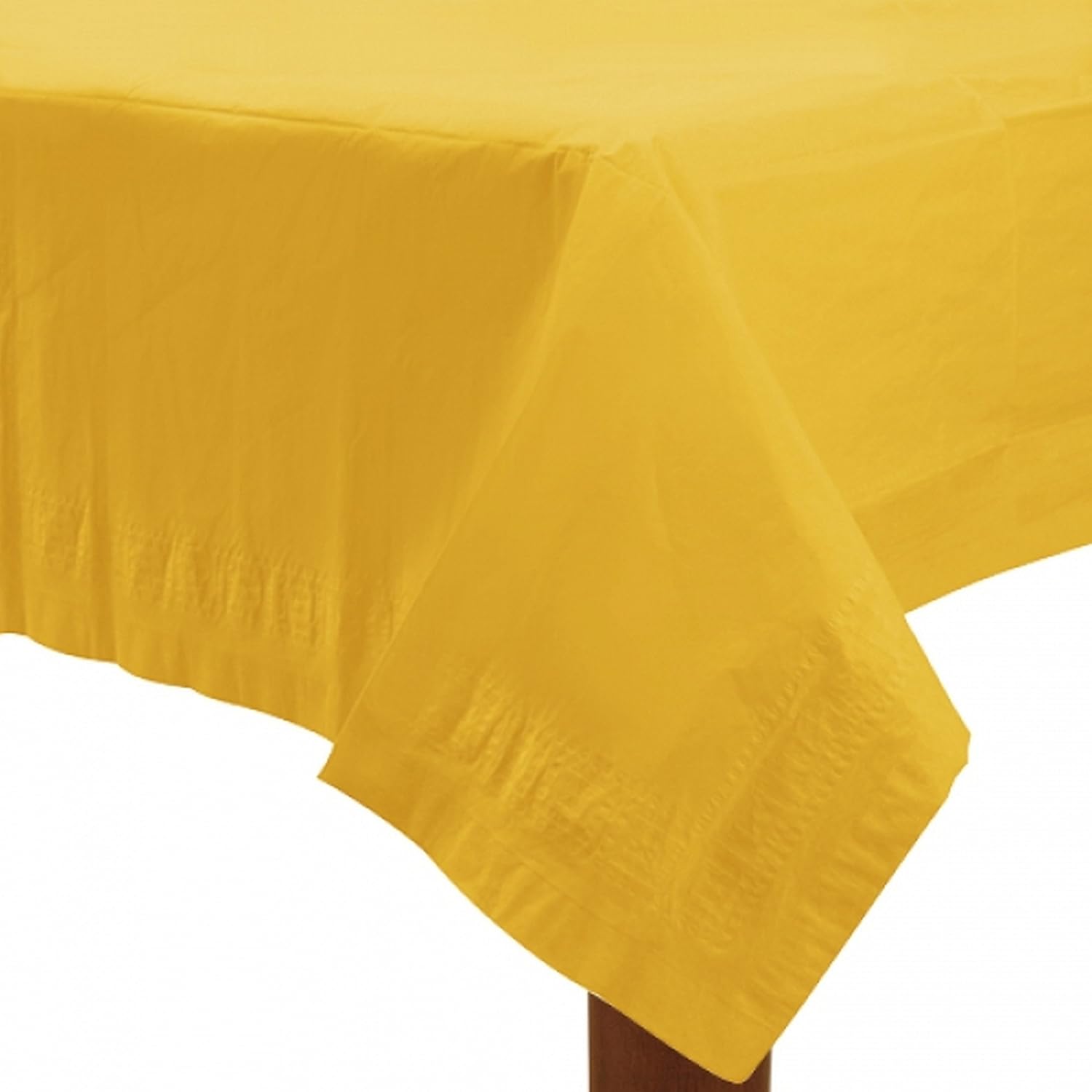 Amscan 3-Ply Paper Silver Table Cover 54x108
