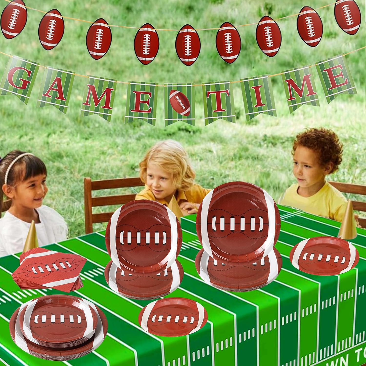 Patimate Football Party Decorations Pack