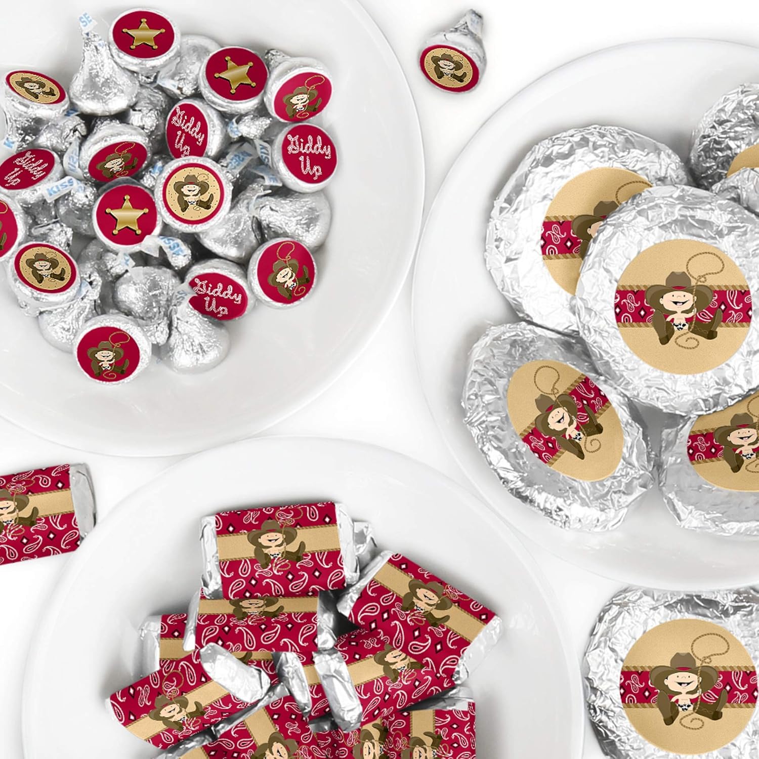 Big Dot of Happiness Little Cowboy Candy Favor Kit 304 Pieces