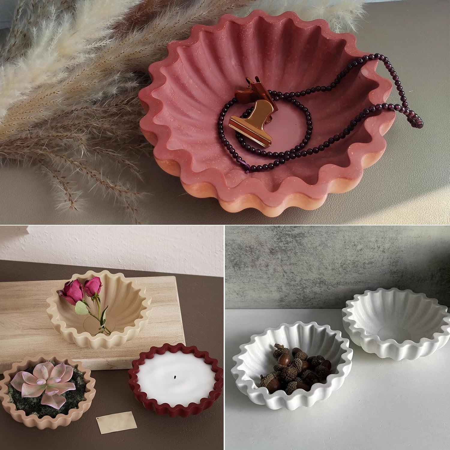 Wehous Resin Bowl Molds for Crafts and Jewelry
