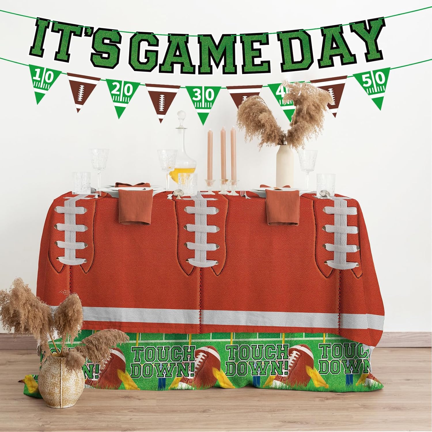 Football Party Supplies Kit for 24 Guests