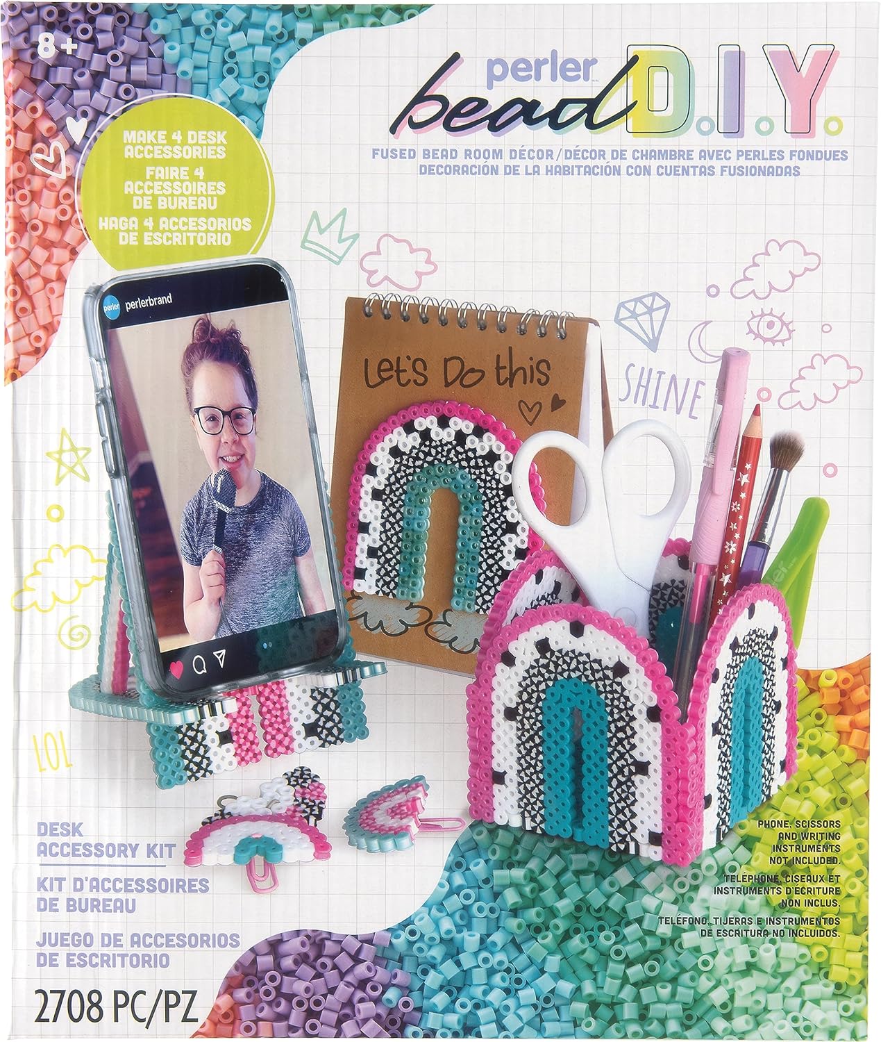 Perler Fuse Bead Craft Kit 2708 Pieces