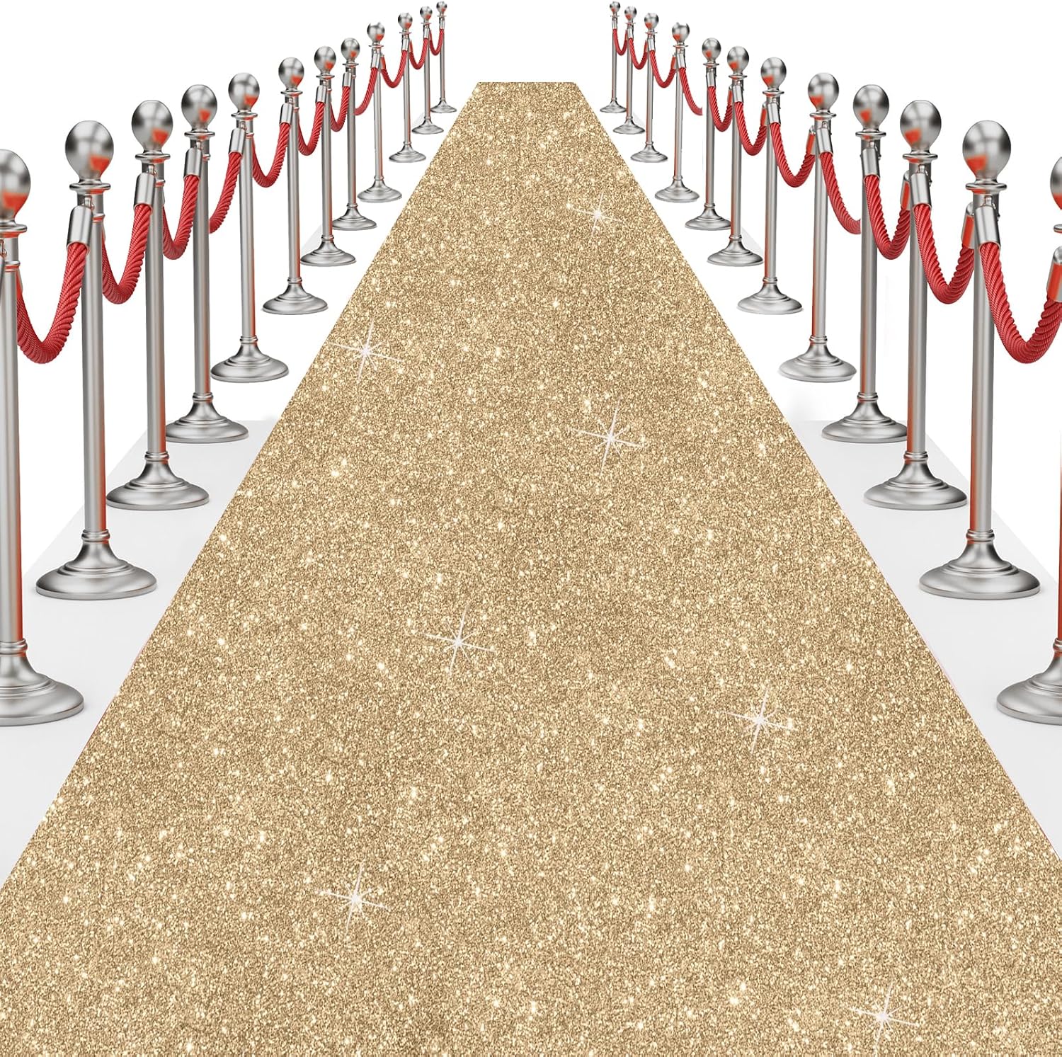 Glitter Carpet Runner for Events - 26FTx15FT