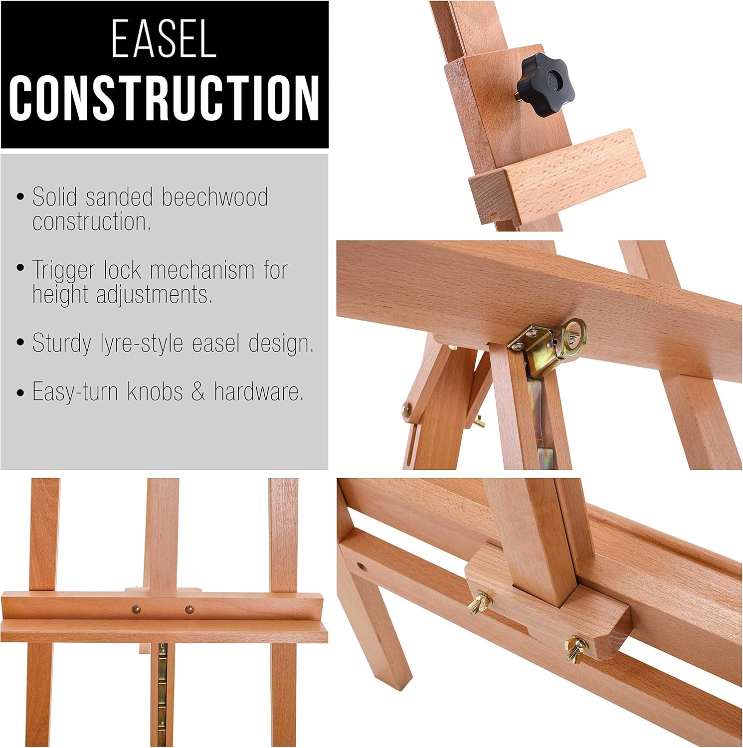 U S Art Supply 89 Inch Adjustable A Frame Easel