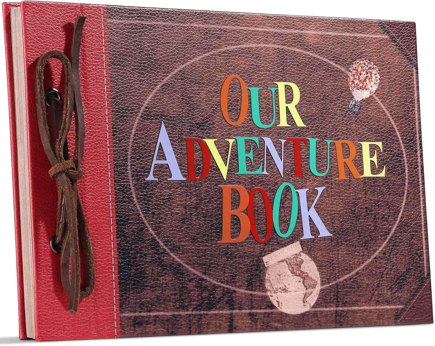 PULAISEN Adventure Book Scrapbook with 3D Color Cover