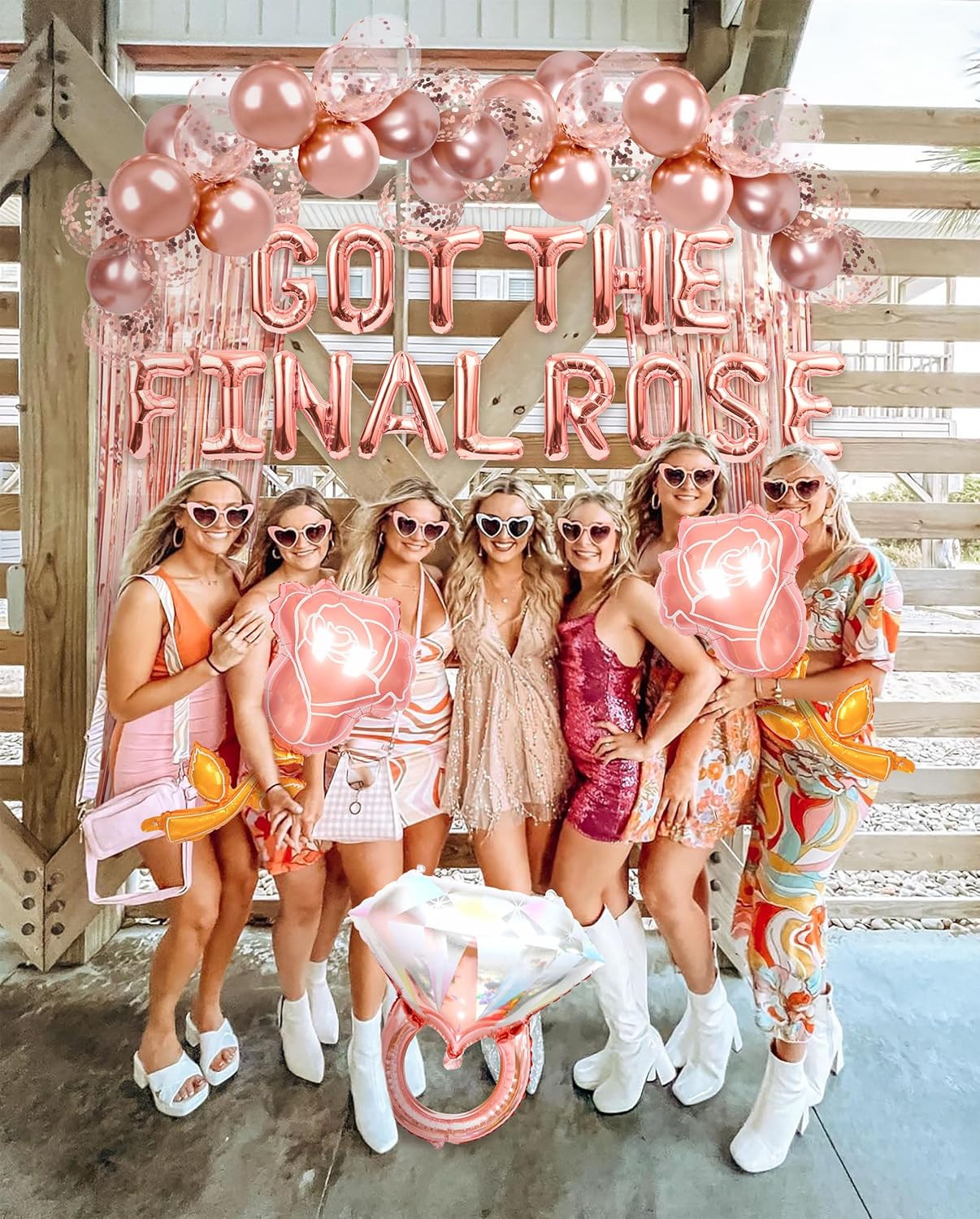 LaVenty Luxury The Bachelor Final Rose Balloons Decorations